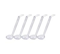 Ensemble de louches transparentes de qualité alimentaire pour banquets, distributeurs de sauces, vinaigrettes, jus, fête de fête