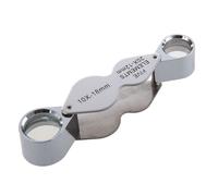 Ensemble de loupe pour les yeux de bijoutier 3 pièces 10x + 30x + loupe à double élargissement