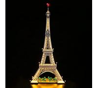Ensemble de Lumière LED pour La Tour Eiffel Lego 10307 - Éclairage de Décoration pour Jouet Créatif d'Architecture (Pas de Modèle Lego)