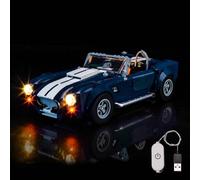 Ensemble de lumières LED compatible avec Lego 10357 Shelby Cobra 427 S/C (sans modèle), jeu d'éclairage décoratif compatible avec Lego Shelby Cobra 427 S/C jouet créatif