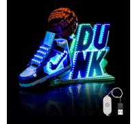 Ensemble de lumières LED compatible avec Lego 43008 Nike Dunk x Set (pas un modèle), interrupteur tactile gradateur set d'éclairage décoratif compatible avec Lego Nike Dunk x Set 43008 jouet créatif