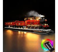 Ensemble de lumières LED compatible avec Lego Poudlard Express, ensemble d'éclairage de décoration télécommandé pour 76405 Poudlard Express, jouets créatifs (sans modèle)