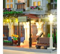 Ensemble de lumières LED pour LEGO 10243, blocs de construction, accessoires de maison de poupée, Kit de décoration d'éclairage lumineux LED S3G7