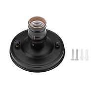 Ensemble de luminaires Suspendus, Vintage Support de Plafond Industriel Vintage E26 / E27 Pendant Ampoule Lampe à vis Prise luminaire Suspendu pour Support de Lampe Industrielle