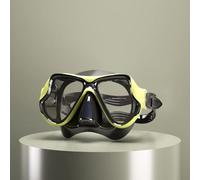 Ensemble De Lunettes De Plongée Avec Tube Respiratoire,Deux Trésors De La Plongée En Apnée,Équipement Flottant 3/4 - Type Black And Yellow