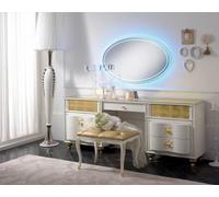 Ensemble de luxe Coiffeuse Miroir XXL Console Chambre à coucher Moderne Complet