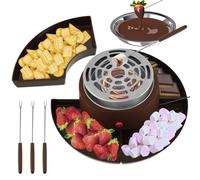 Ensemble de machine à dessert électrique avec 10 accessoires pour fêtes et soirées cinéma - Parfait pour créer des friandises sucrées et des desserts amusants