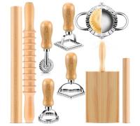 Ensemble de machine à gnocchi multifonction en bois, accessoires de cuisson pour professionnels et amateurs de cuisine