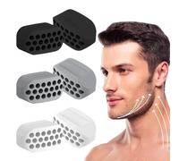 Ensemble de Mâchoire Entraîneur Exercices 6 Pièces Jaw Liner Trainer, Jawline Trainer Dispositif de Renforcement du Cou du Cou du Visage Outil de Mâchoire en Silicone Exerciser pour Hommes et Femmes