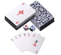 Ensemble de Mahjong - Dés Chinois Traditionnels, de société de stratégie Classique, Divertissement Familial | de dés de Mahjong Chinois Traditionnel, Table de stratégie Classique, expérien