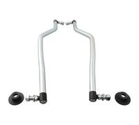 Ensemble de maillons de frein de direction réglables en métal gauche et droite avec housse anti-poussière Pièces de rechange pour Craftsman pour tondeuse à gazon Murray Pro YTH2242 YTH2348 GT48XLS