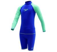 Ensemble de protection contre les éruptions cutanées pour garçons - 2 pièces UPF 50+ Maillot de bain à manches longues et ensemble de maillot de