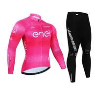 Ensemble de maillot de cyclisme - 19D - Manches longues - Séchage rapide - Respirant - Anti-UV 19