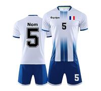 Ensemble de Maillot de Foot Enfant Personnalis avec Le Logo de l'équipe de Numéro de Nom Maillot Foot Personnalisé Homme