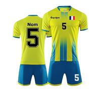 Ensemble de Maillot de Foot Enfant Personnalis avec Le Logo de l'équipe de Numéro de Nom Maillot Foot Personnalisé Homme