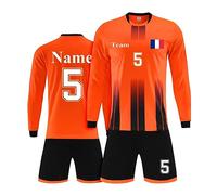 Ensemble de Maillot de Foot Enfant Personnalis avec Le Logo de l'équipe de Numéro de Nom Maillot Foot Personnalisé Homme