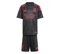 Ensemble de maillot et short Extérieur enfant Benfica Lisbonne 2024/25 Noir 2/3 ans Unisex