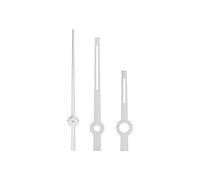 Ensemble de mains de montre lumineuses pour mouvement 1570, kit de remplacement des aiguilles des heures, des minutes et des secondes, pièces de rechange en alliage qui brillent da (1570 argent