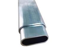 Ensemble de manchons télescopiques for tubes ovales plats en alliage d'aluminium, profilé aluminium for elliptiques 50 cm (B 50)(A 50cm)