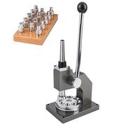 Ensemble de mandrins 2 en 1 pour bagues, outil d'élargissement et de réduction avec 14 rouleaux et 8 creux, machine à tailler les bagues verticalement réglable, outil de fabrication