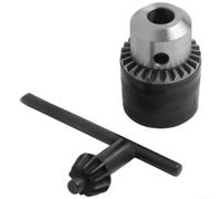 Ensemble de mandrins de perceuse de 3/8" 1608571079 - Compatible avec bosch GSB10/PSB350/GBM400/outils électriques/pièce de rechange sans n métal noir