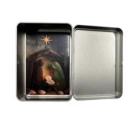 Ensemble De Mangeoire Côtière - 125 G De Bois Flotté En Verre De Mer Souvenir | Collection D’ornements Miniatures De La Sainte Famille | Décoration Spirituelle De Noël, Scène De Table Portable, Pièce