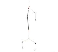 Ensemble de mangeoire pour pêche à la carpe noire avec crochet 10 # pour lancer à longue portée et livraison d'appâts au sol en eau plate ou en rivière