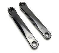 Ensemble de manivelles de vélo d'appartement de 170 mm pour pédales à filetage M14 en fer avec trou losange de 13 x 13 mm et ajustement standard (kit gauche et droit)