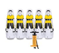 Ensemble de mannequin gonflable de football avec pompe, mannequin de gardien de but Air Kick franc mur Defender entraînement pour enfants et adultes