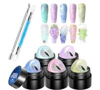 Ensemble de manucure en gel sculptant 3D pour ongles, stylo à sculpter, ant | Kit d'outils de conception d'ongles, décoration de pierres précieuses pour le salon à domicile Créez de superbes designs d'on