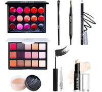 Ensemble de maquillage - AMOUNE - Palette de fards à paupières - Correcteur - Mascara - Portable