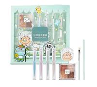 Ensemble de maquillage complet pour femme - Fournitures de maquillage pour le visage avec crayon à sourcils, rouge à lèvres et pinceau pour les loisirs, les mariages