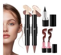 Ensemble de maquillage face, ensemble de maquillage 5D,Kit de stylo cosmétique de peinture pour le visage | Outil de cosmétique durable pour l'école, les rencontres, le voyage d'affaires, la maison, l