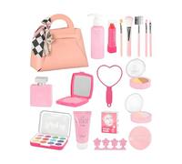 Ensemble De Maquillage pour Faire Semblant, Maquillage Complètement Faux, 1 Ensemble, Salon De Beauté pour Jeux De Rôle pour , Trousse De Toilette pour Filles avec Accessoires, Encourage Le Jeu