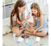 Ensemble de Maquillage pour Faisant Semblant de Jouer,Ensemble de Maquillage pour - Jouets de pour Filles,Faux pour Petites Filles, Jouets de Jeu de rôle pour la Famille, Les ami