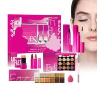 Ensemble de maquillage pour femme - Cosmétique résistant à la transpiration et longue durée - Pour femme, femme, petite amie, pour la pratique, les déplacements, les anniversaires, les vacances, Noël