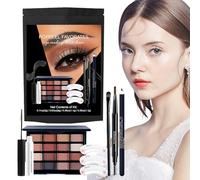 Ensemble de maquillage pour les yeux fard à paupières et eye-liner,fard à paupières de maquillage,Kit d'amélioration des yeux Kit de maquillage | à paupières imperméable longue durée 8 pièces/en