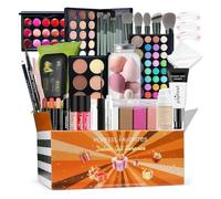Ensemble de maquillage professionnel | Kit de cosmétiques complet multifonction | Boîte de maquillage de manucure | Valise de maquillage complète | Ensemble de maquillage portable pour femme,