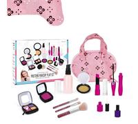 Ensemble de maquillage réaliste pour les | Faites semblant de jouer à des jouets de maquillage pour la simulation cosmétique pour, jouant en toute sécurité, apparence réaliste, jeu de maquilla