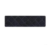 Ensemble de marches d'escalier d'intérieur 39 x 20 cm en polyester antidérapant conçu pour les familles avec des chiens, des personnes âgées ou des tout-petits à la maison (ZS noir)