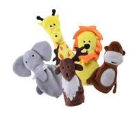 Ensemble de marionnettes à doigts pour - Marionnettes d'animaux en peluche douce, jouets éducatifs pour la narration | Marionnettes à doigts colorées, outils d'apprentissage interactifs