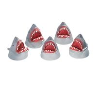 Ensemble de marionnettes à Doigts Requin - 5 marionnettes d'animaux pour raconter des Histoires, Jouets Requins interactifs | de théâtre et de scène, Jeu éducatif, Jeux de rôle créatifs