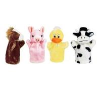 Ensemble de marionnettes Farm Ready Get Vache, cheval, cochon et canard G