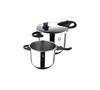 GENERIQUE - Ensemble 3 Unit. Ø22cm 4+5,5l Autocuiseur En Acier Inoxydable Duero Sg1530 San Ignacio