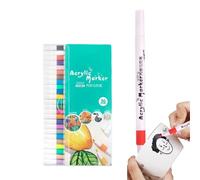 Ensemble de marqueurs acryliques: stylos colorés pour peinture créative, marqueurs de peinture imperméables pour roche, verre, céramique, tissu | Stylos acryliques pour un design détaillé, marc