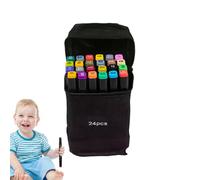 Ensemble De Marqueurs Artistiques - Ensemble De Dessin , Stylos Visuels Expressifs Twinpoints, Outils De Saturation Des Couleurs Avec Pointes Souples | Ligne De Détail Pour La Planification D