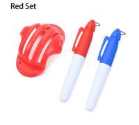 Ensemble De Marqueurs De Balles De Golf Triple Piste 3 Lignes, Pochoir Chromé + 2 Marqueurs De Golf, Aides De Positionnement, Outil De Sport De Plein Air