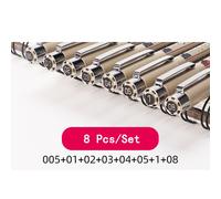 Ensemble De Marqueurs De Lettrage Manga,Stylo À Crochet D'art,Ligne De Croquis,Fournitures Scolaires D'art,Stationnaire Coréenne Kawaii - Type 8 Pcs Set