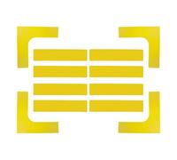 Ensemble de marqueurs de ligne de court - Créez votre propre pickleball, mini court de tennis | Accessoires de sport de Tennis résistants au vent, pour terrain d'entraînement en plein air à l'école