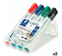 Ensemble de Marqueurs Staedtler Lumocolor Tableau blanc 4 Pièces Multicouleur